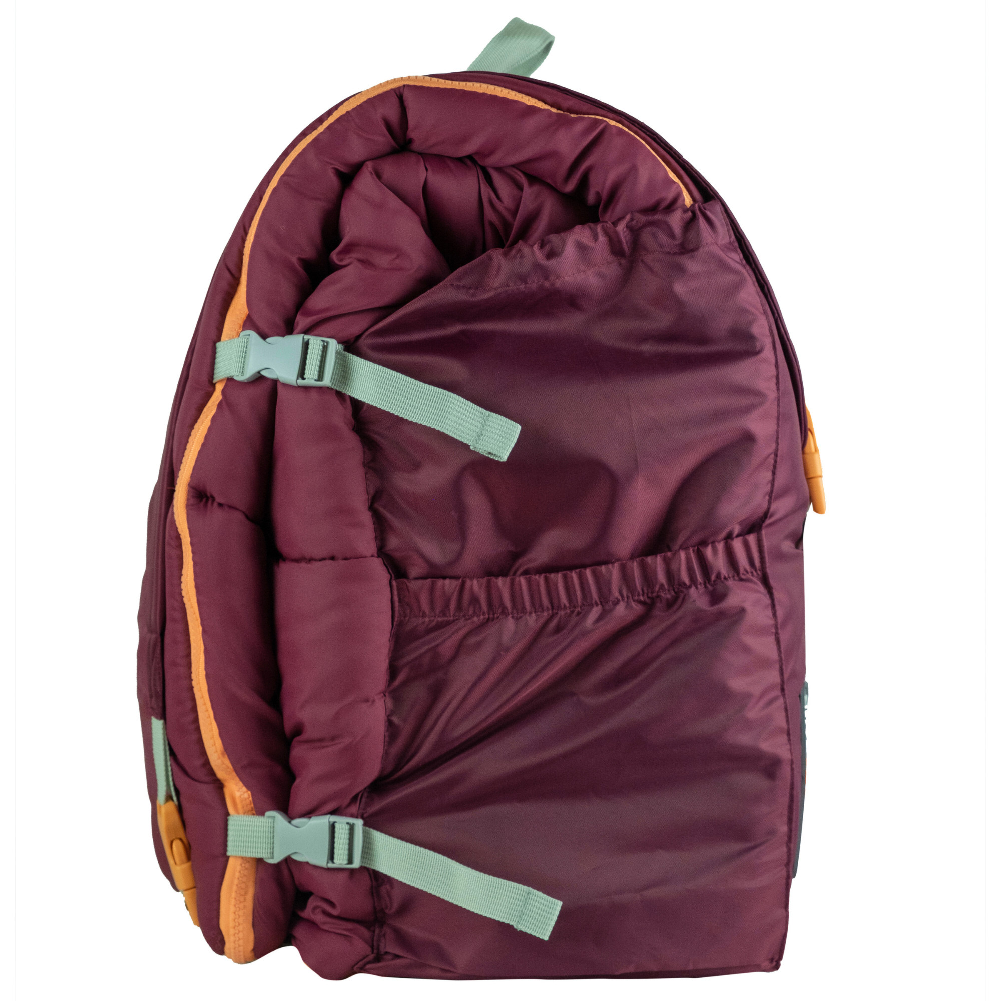 Sleep-n-pack: Packable Sleeping Bag, Big Kid 7-12+ yrs - WinterBerry/Goldenrod Sherpa