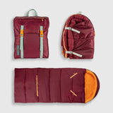 Sleep-n-pack: Packable Sleeping Bag, Big Kid 7-12+ yrs - WinterBerry/Goldenrod Sherpa