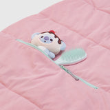 Sleep-N-Pack™ – Little Kid Size | Bows & Ruffles Cotton Candy Pink Corduroy