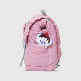 Sleep-N-Pack™ – Little Kid Size | Bows & Ruffles Cotton Candy Pink Corduroy