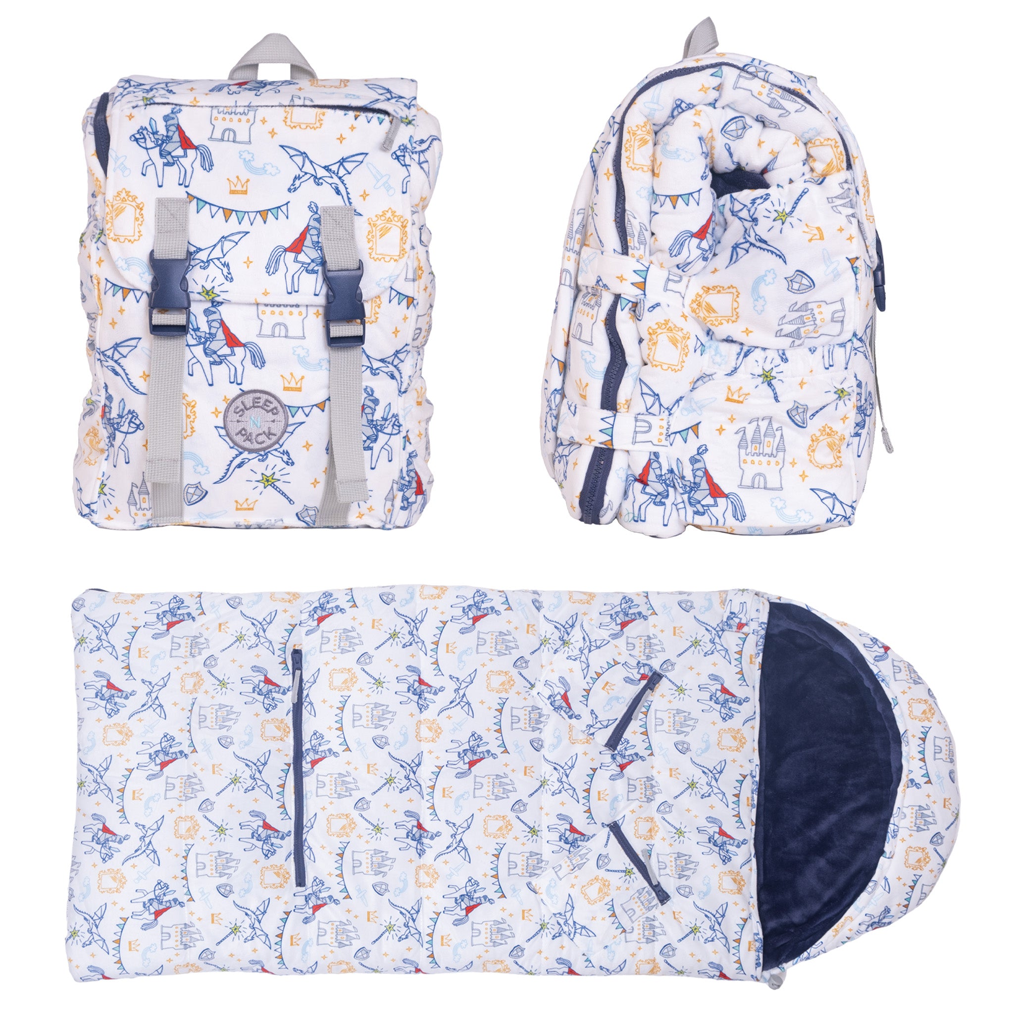 Sleep-N-Pack™ – Little Kid Size | Cozy Mink Collection: Fairy Tails