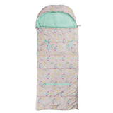 Sleep-n-Pack: Packable Little Kid's Sleeping Bag & Backpack, Cozy Mink, Unicorns