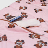 Sleep-N-Pack™ – Little Kid Size | Cozy Mink Collection: Teddy Bears