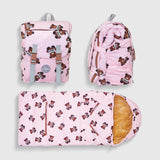 Sleep-N-Pack™ – Little Kid Size | Cozy Mink Collection: Teddy Bears