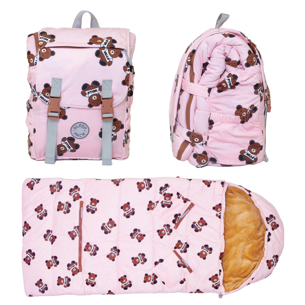 convertible mini backpack bag teddy fresh Sleep-N-Pack – Little Kid
