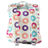 Sleep-n-Pack: Packable Little Kid's Sleeping Bag & Backpack, Cozy Mink, Donuts
