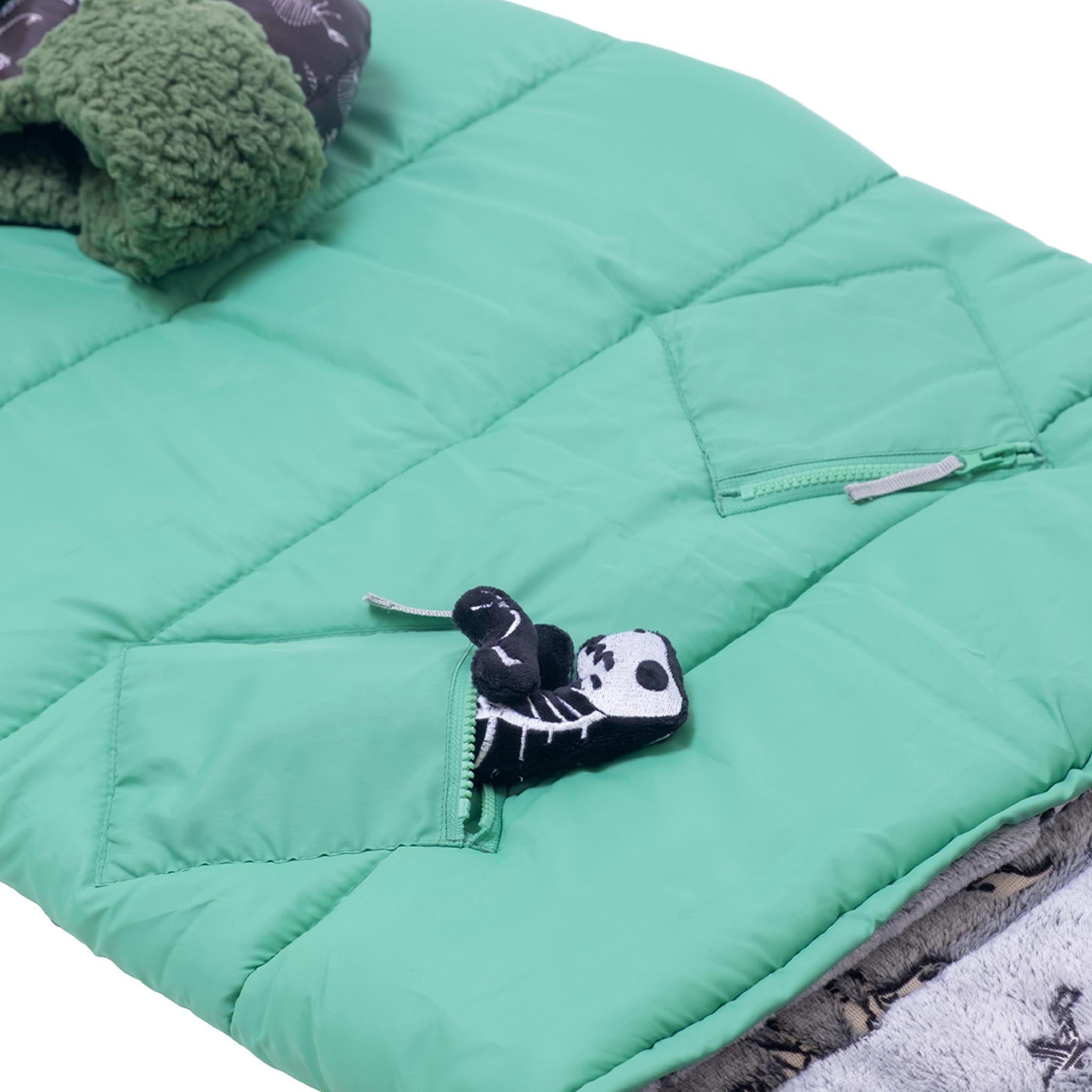 Sleep-N-Pack™ – Little Kid Size | Glow-In-The-Dark Collection: Glow Dino Bones