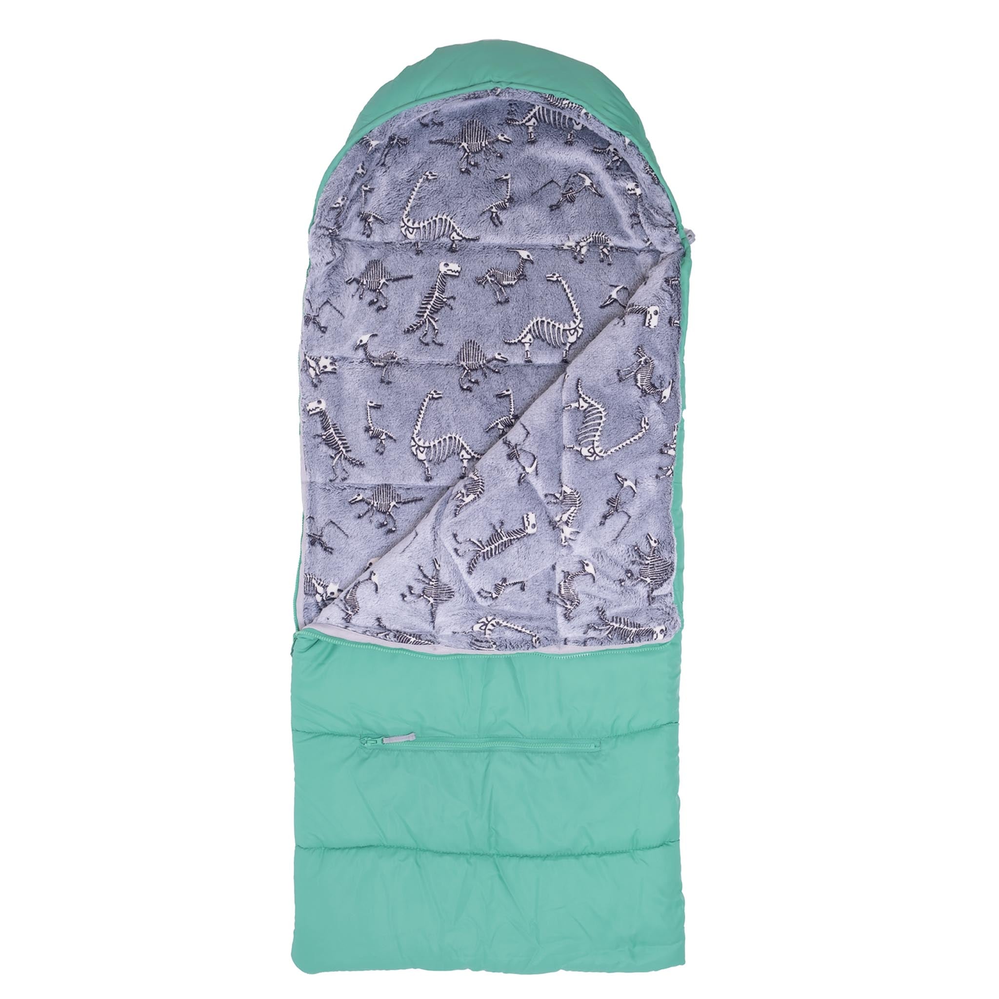 Sleep-N-Pack™ – Little Kid Size | Glow-In-The-Dark Collection: Glow Dino Bones