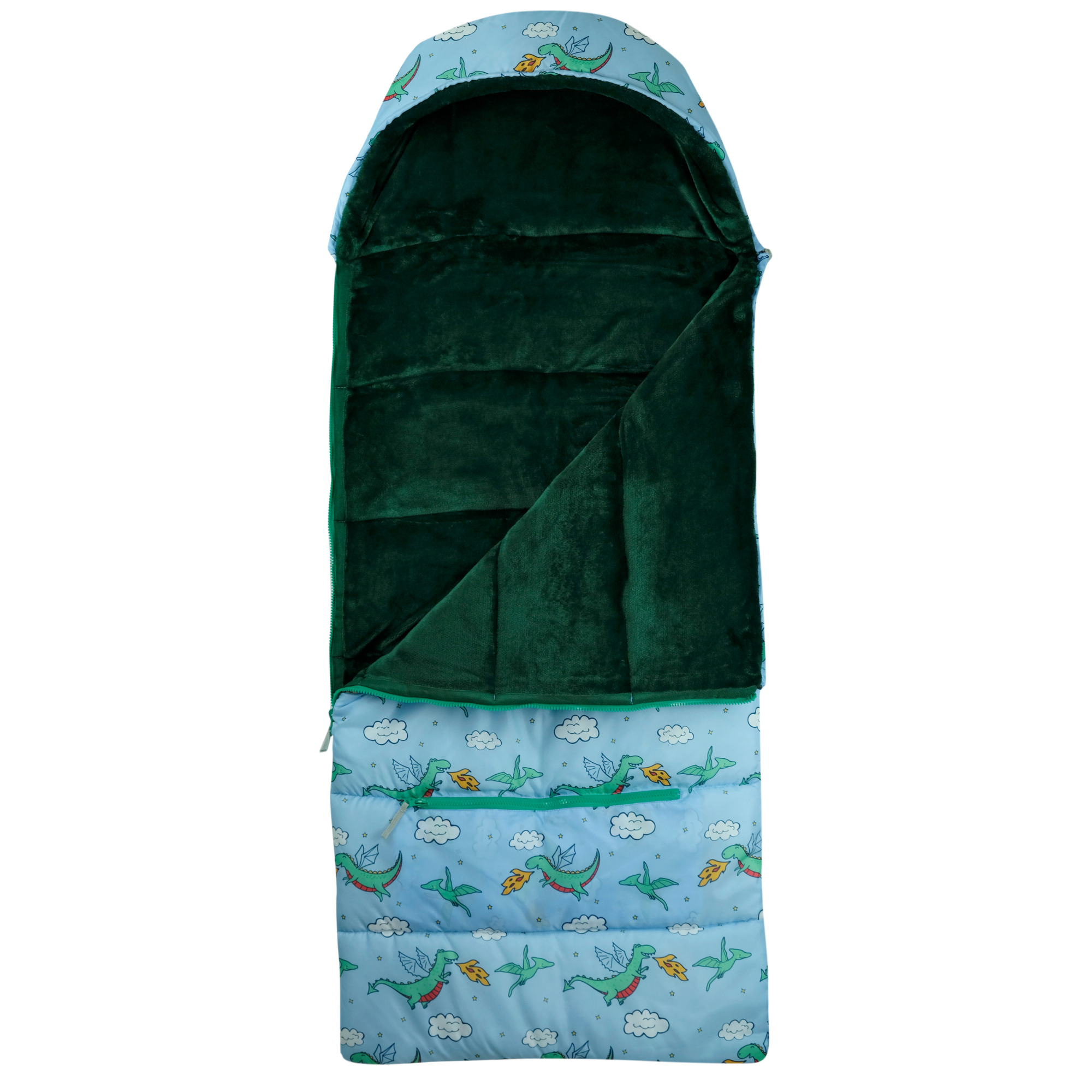 Sleep-N-Pack: Packable Sleeping Bag, Little Kid 3-6 yrs - Dragons