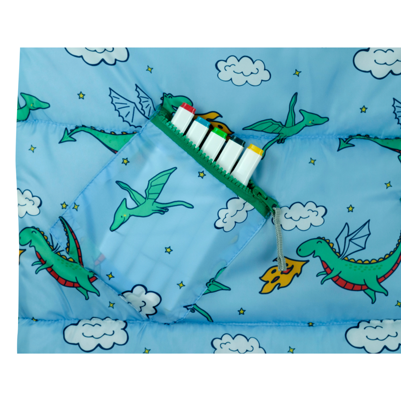 Sleep-N-Pack: Packable Sleeping Bag, Little Kid 3-6 yrs - Dragons