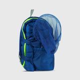 Sleep-N-Pack: Packable Sleeping Bag, Little Kid 3-6 yrs - Surfer Blue/Glow In The Dark Moon & Stars