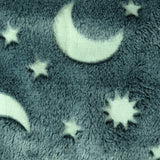 Sleep-N-Pack: Packable Sleeping Bag, Little Kid 3-6 yrs - Surfer Blue/Glow In The Dark Moon & Stars