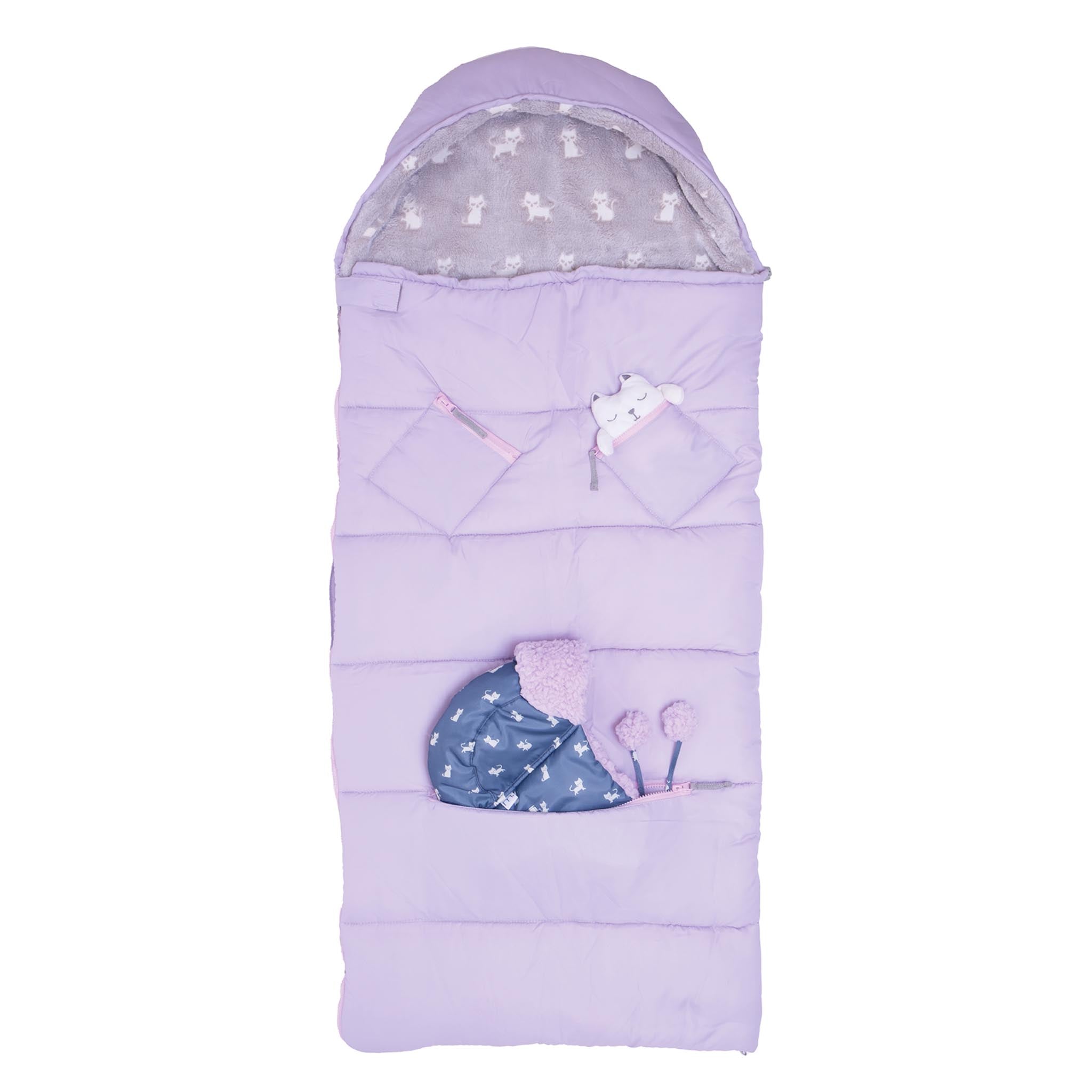 Sleep-N-Pack™ – Little Kid Size | Glow-In-The-Dark Collection: Glow Kittens