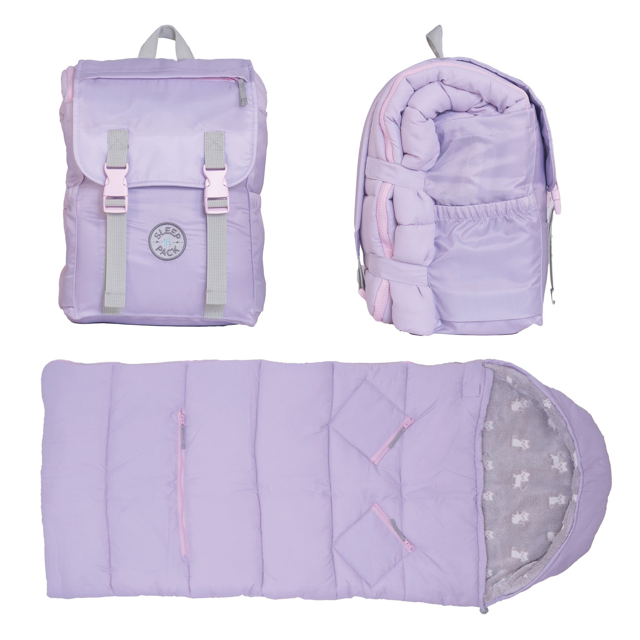 Sleep-N-Pack™ – Little Kid Size | Glow-In-The-Dark Collection: Glow Kittens