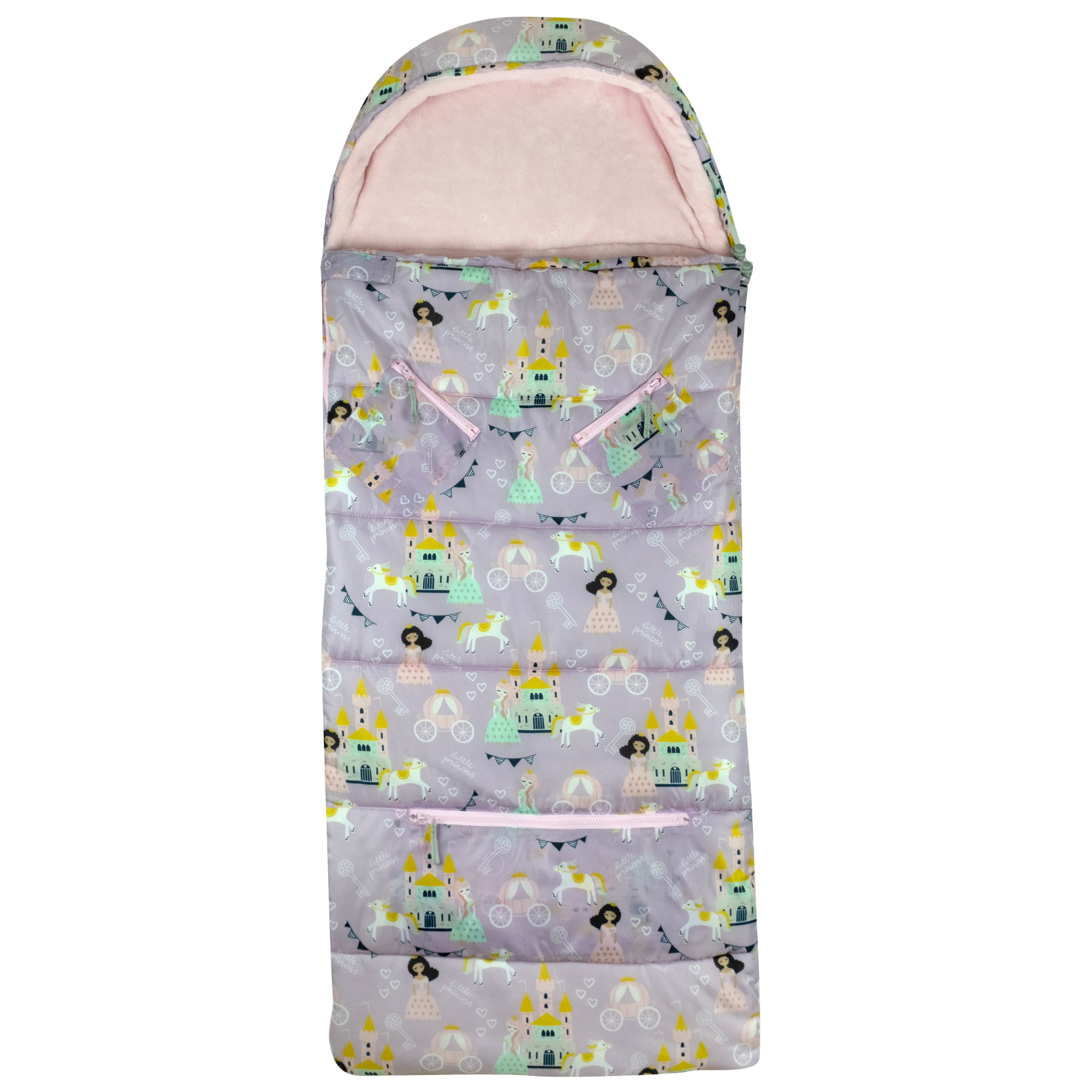 Sleep-N-Pack: Packable Sleeping Bag, Little Kid 3-6 yrs - Princesses
