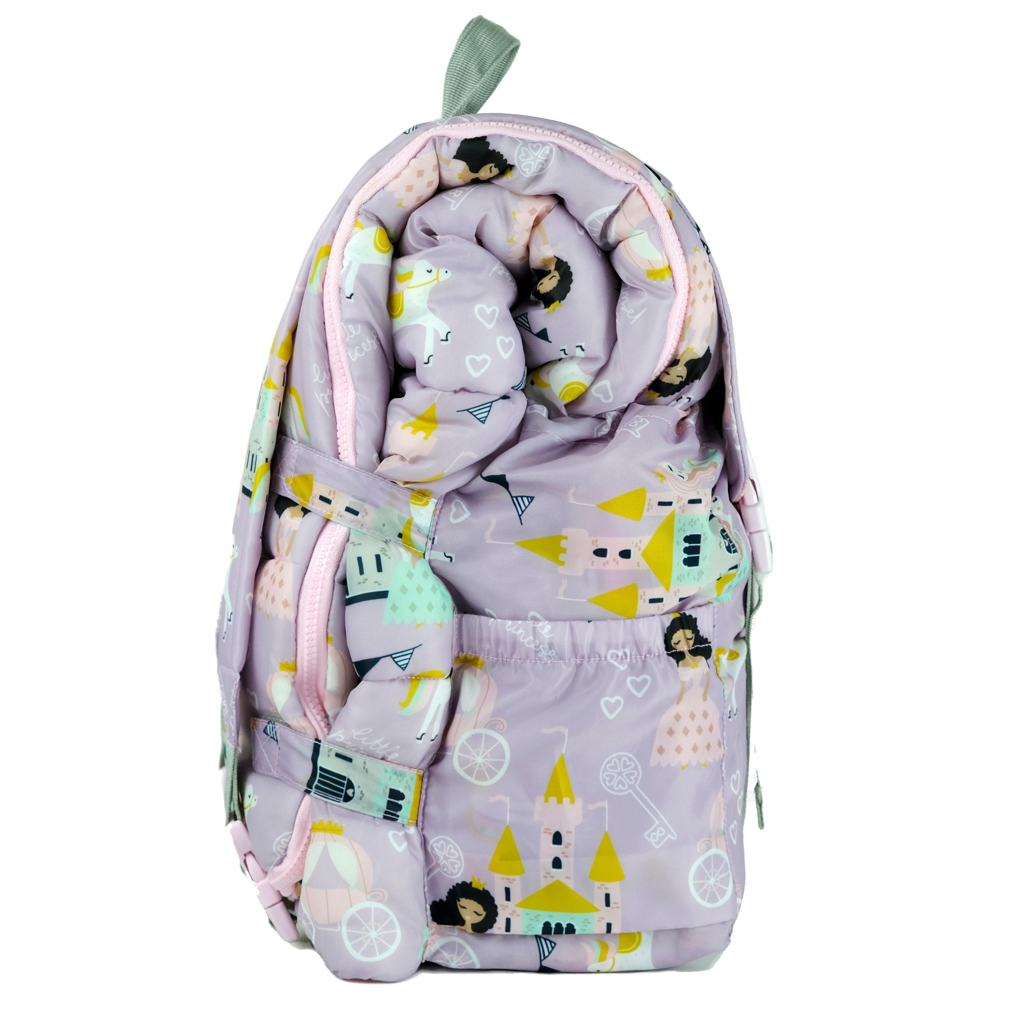 Sleep-N-Pack: Packable Sleeping Bag, Little Kid 3-6 yrs - Princesses