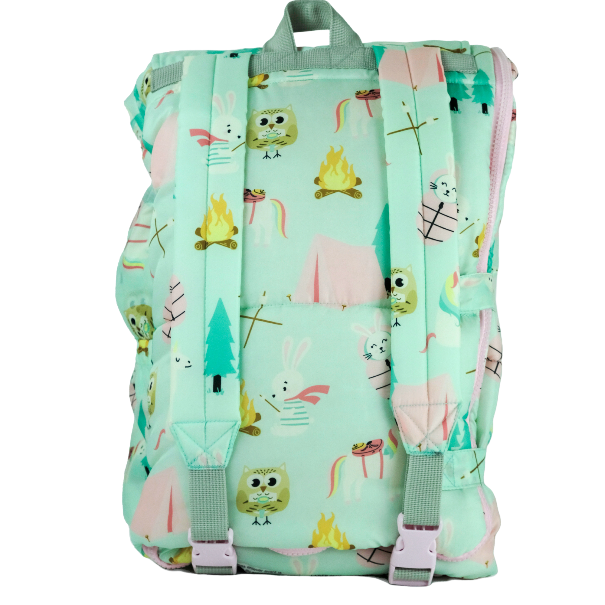 Sleep-N-Pack: Packable Sleeping Bag, Little Kid 3-6 yrs - Camping Animals