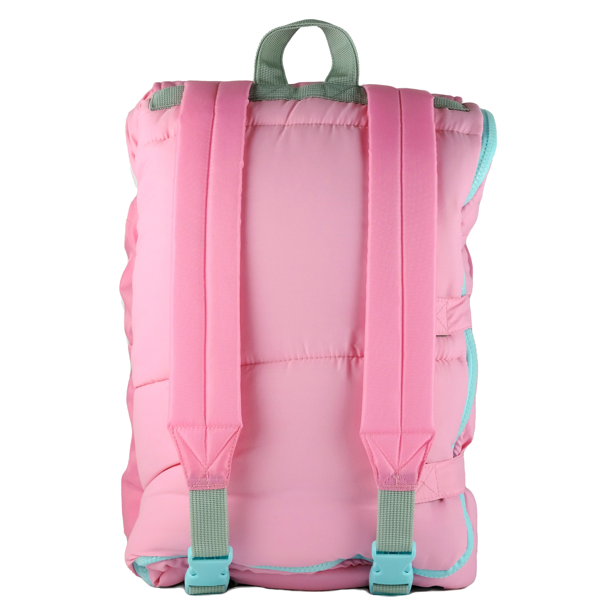 Sleep-N-Pack: Packable Sleeping Bag, Little Kid 3-6 yrs - Cosmos Pink/Glow-In-The-Dark Hearts