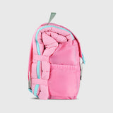 Sleep-N-Pack: Packable Sleeping Bag, Little Kid 3-6 yrs - Cosmos Pink/Glow-In-The-Dark Hearts