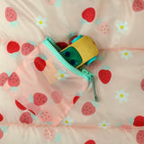 Sleep-N-Pack: Packable Sleeping Bag, Little Kid 3-6 yrs - Strawberries & Daisies