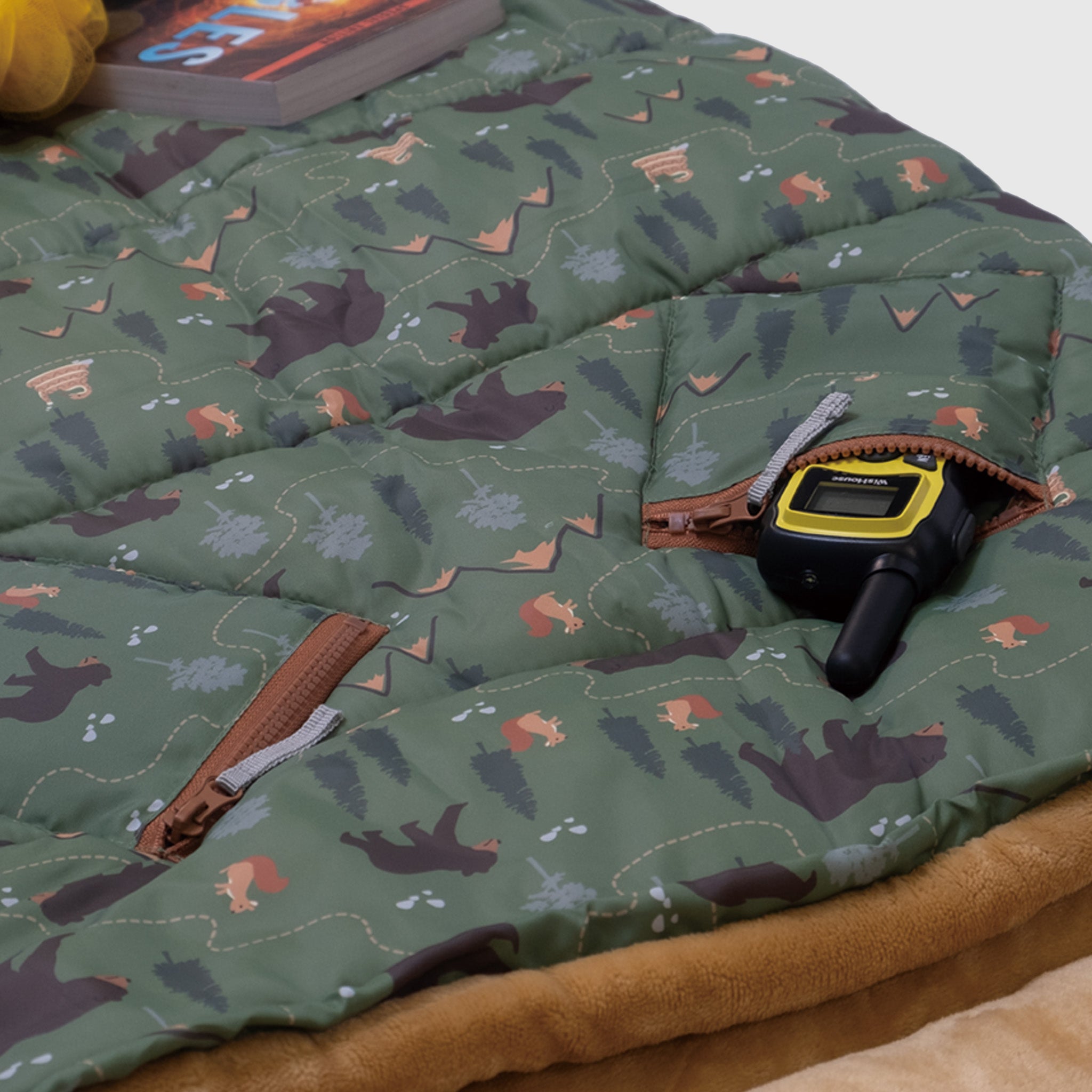 Sleep-N-Pack™ – Little Kid Size | Pals in Print: Camping Bears Trail