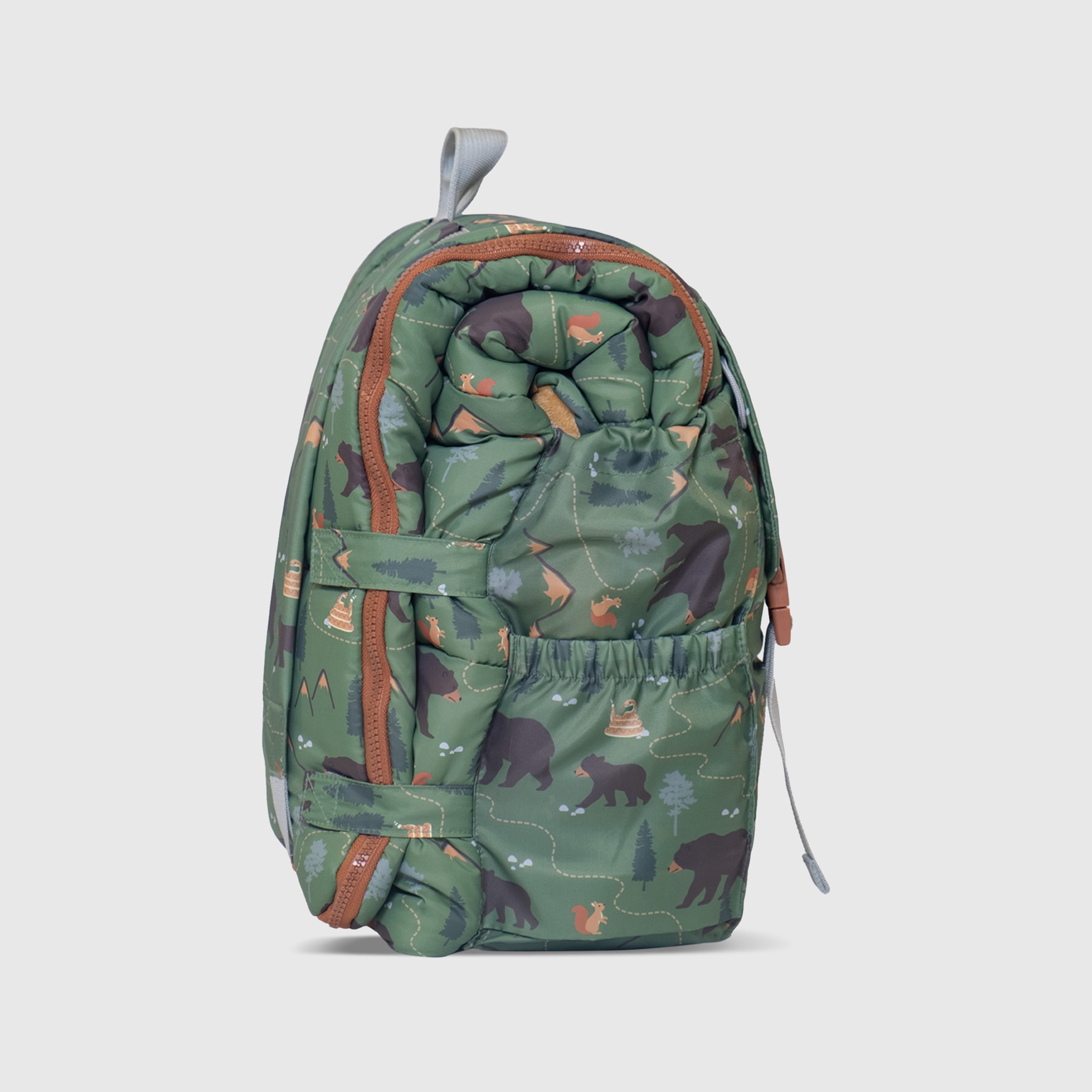 Sleep-N-Pack™ – Little Kid Size | Pals in Print: Camping Bears Trail