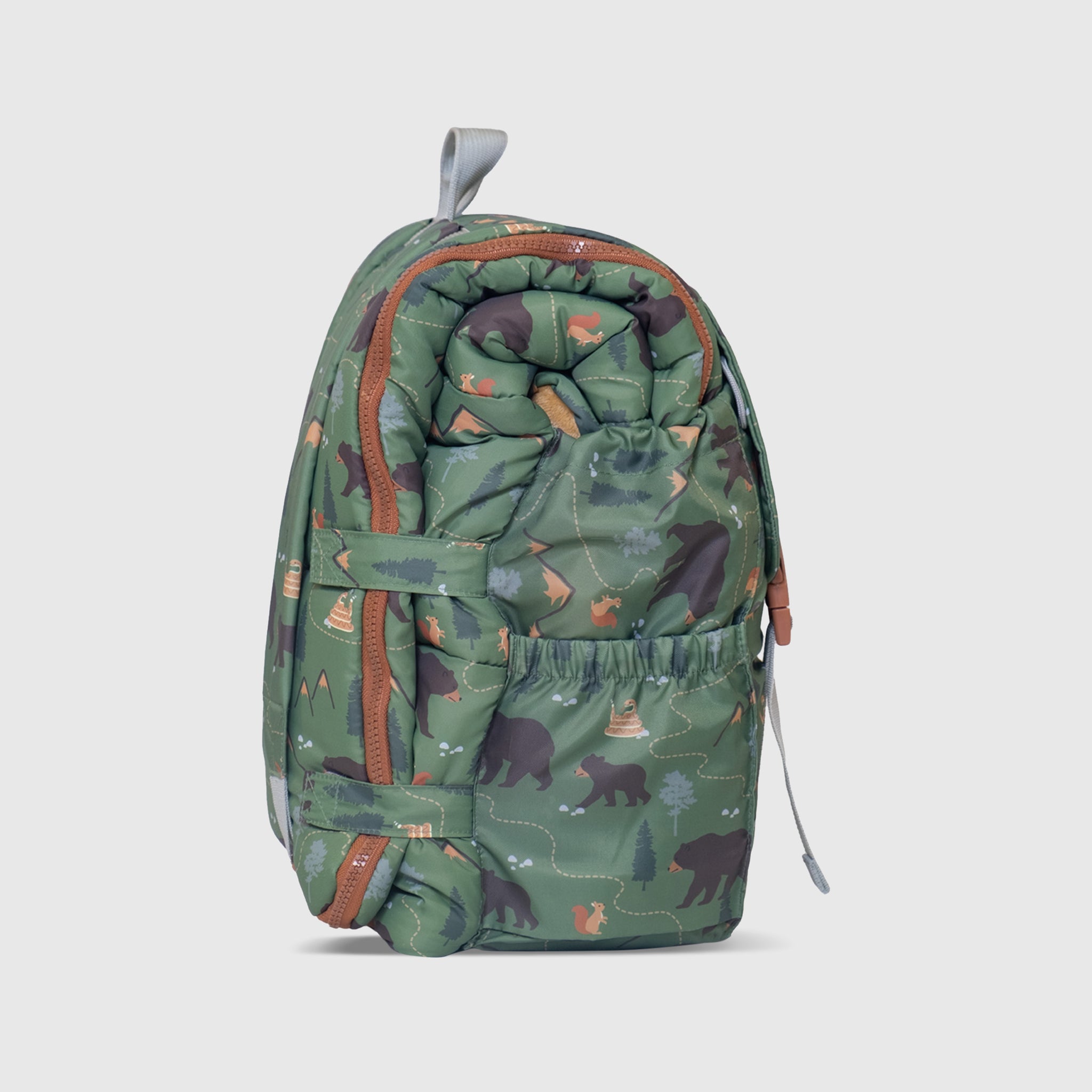 Sleep-N-Pack™ – Little Kid Size | Pals in Print: Camping Bears Trail