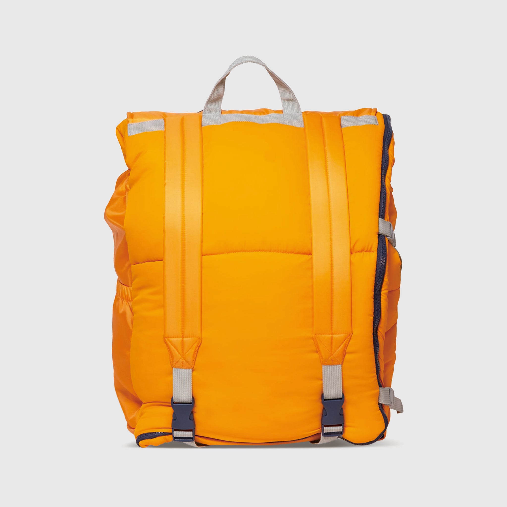 Sleep-N-Pack™ – Big Kid Size | NASA Official Logo & Patches | 2-in-1 Backpack & Sleeping Bag with Cozy Fleece Liner - ORANGE