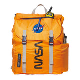 Sleep-N-Pack™ – Big Kid Size | NASA Official Logo & Patches | 2-in-1 Backpack & Sleeping Bag with Cozy Fleece Liner - ORANGE