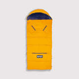 Sleep-N-Pack™ – Big Kid Size | NASA Official Logo & Patches | 2-in-1 Backpack & Sleeping Bag with Cozy Fleece Liner - ORANGE