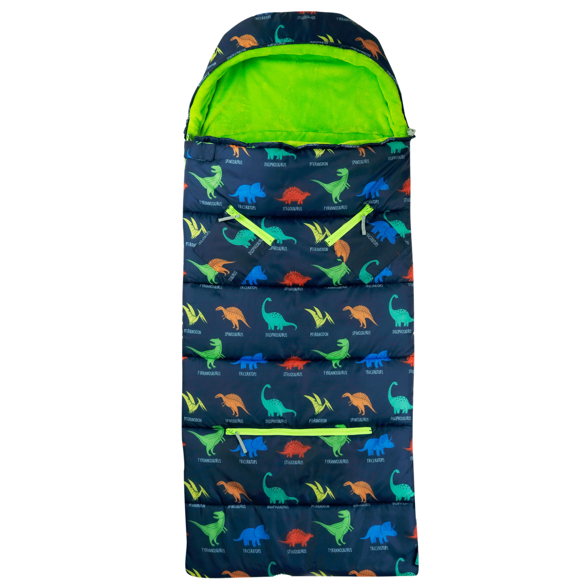 Sleep-N-Pack: Packable Sleeping Bag, Little Kid 3-6 yrs - Dinosaurs