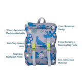 Sleep-N-Pack™ – Little Kid Size | Pals in Print: Sea Critters