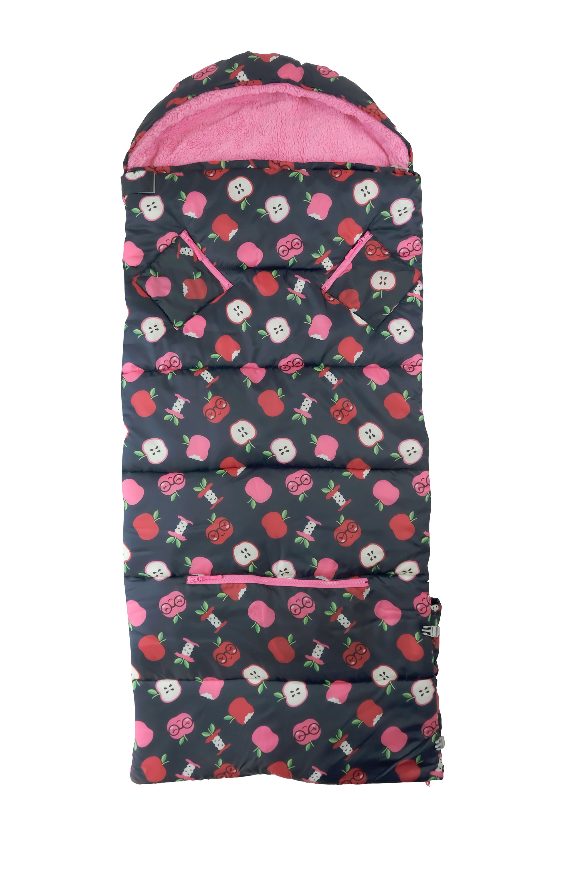 Sleep-n-pack: Packable Sleeping Bag, Big Kid 7-12+ yrs  - Apple Picking