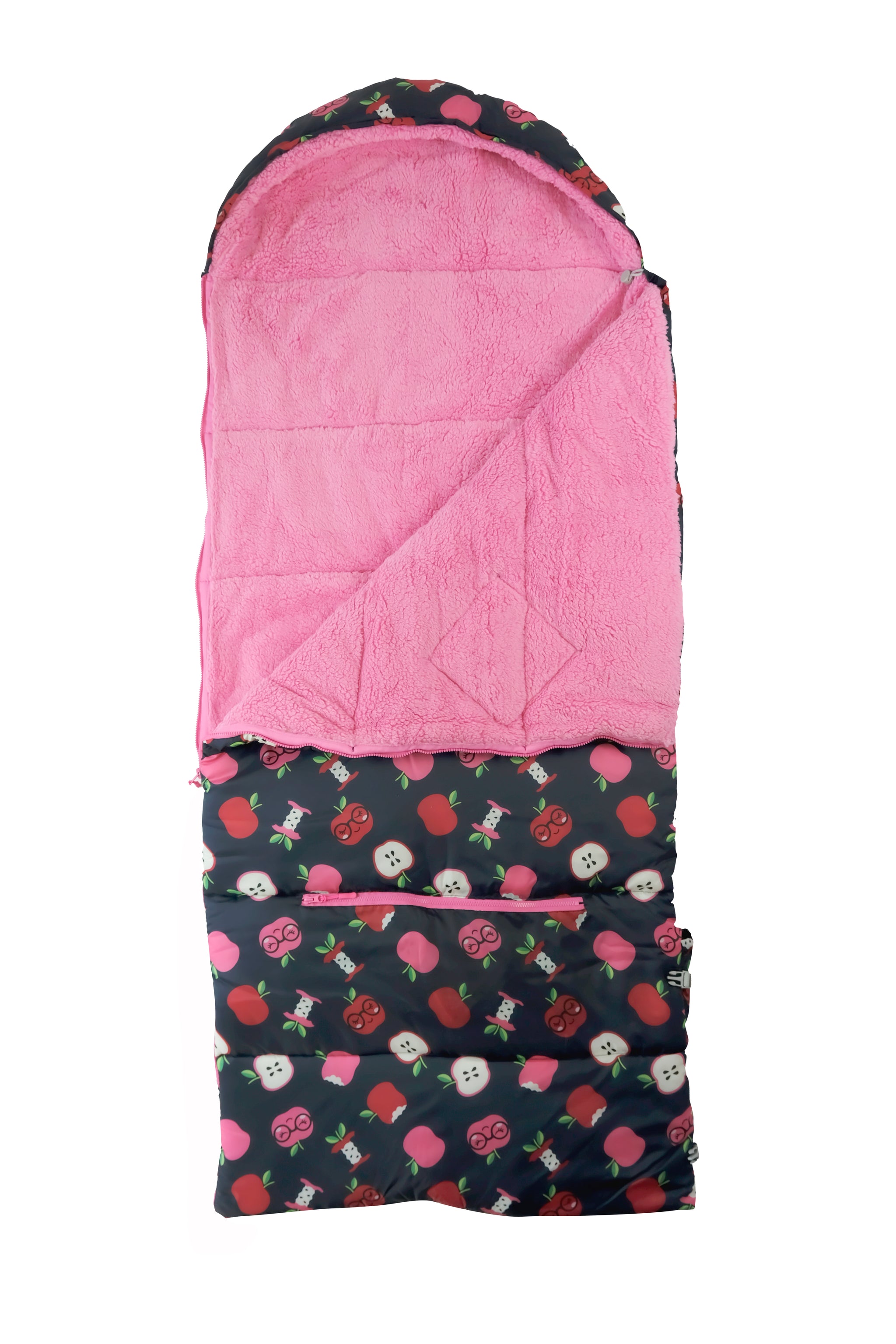 Sleep-n-pack: Packable Sleeping Bag, Big Kid 7-12+ yrs  - Apple Picking