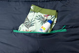 Sleep-n-pack: Packable Sleeping Bag, Big Kid 7-12+ yrs - Navy/Grey Sherpa