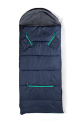 Mimish Sleep-N-Pack: Packable Sleeping Bag, Sherpa Lined