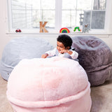 Teddy Bear Fur Beanbag