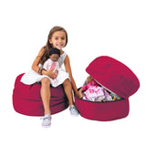 Storage Pouf - [product_title} with Zipper - mimish, inc.