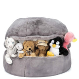 Teddy Bear Fur Beanbag