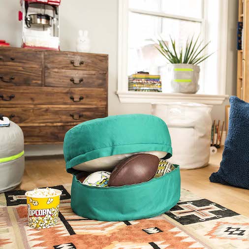 Toy Storage Pouf