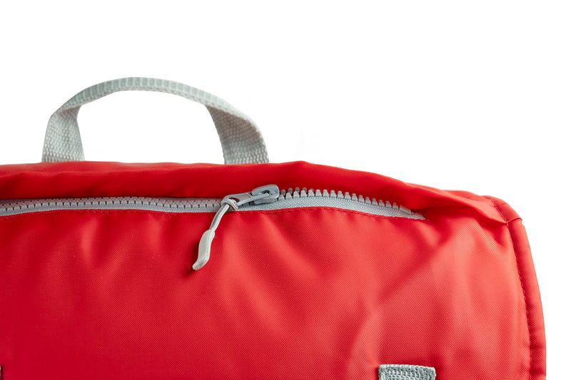 Sleep-n-pack: Kid's Sleeping Bag Backpack, Outdoor Rated, Sherpa Lined, Red/Grey