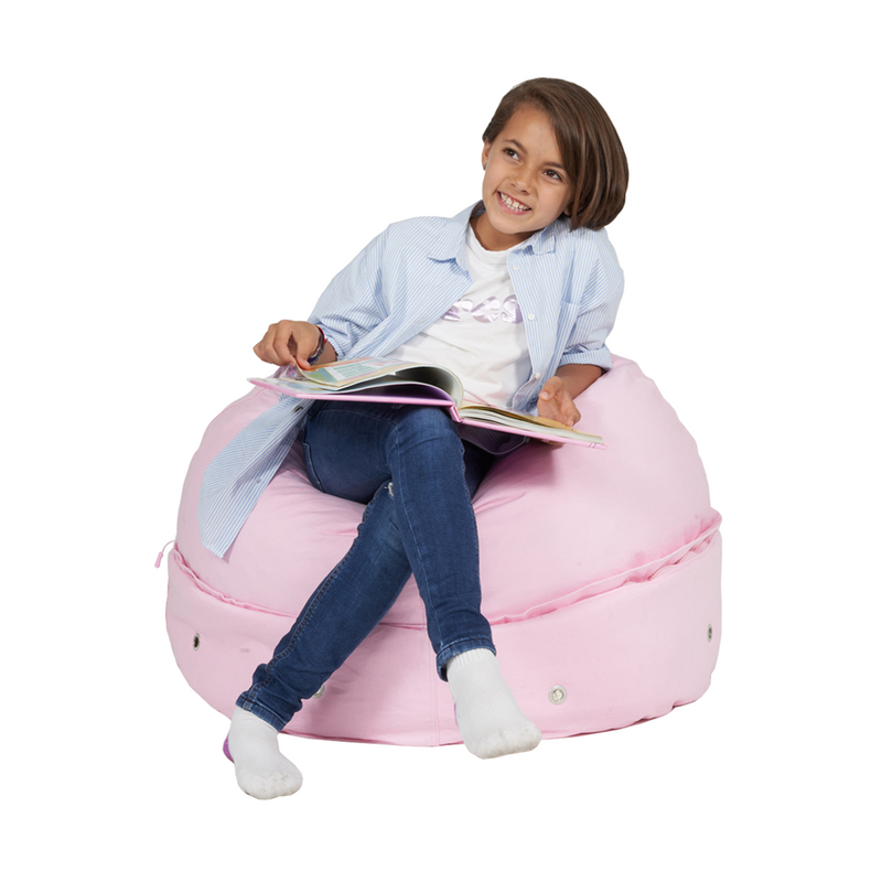 Girls pink bean bag hotsell