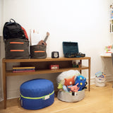 Storage Pouf - [product_title} with Zipper - mimish, inc.